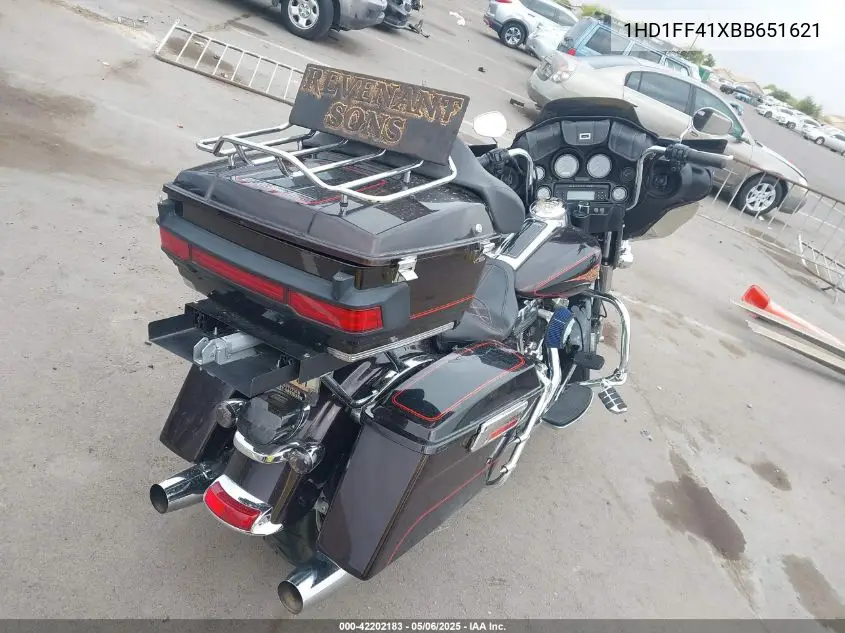 2011 Harley-Davidson Flhtc VIN: 1HD1FF41XBB651621 Lot: 42202183