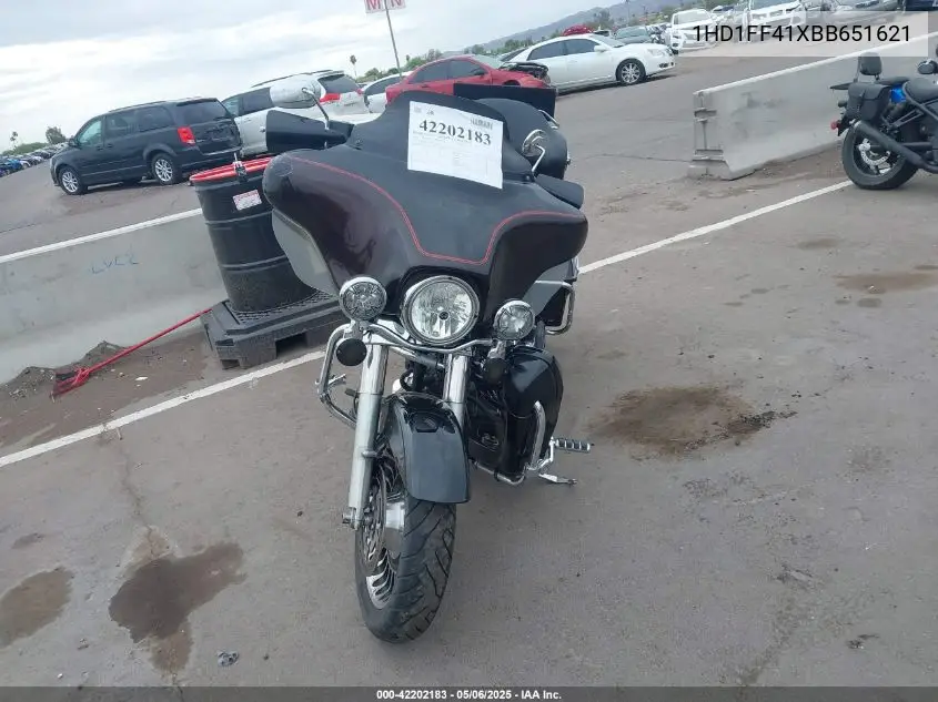 2011 Harley-Davidson Flhtc VIN: 1HD1FF41XBB651621 Lot: 42202183