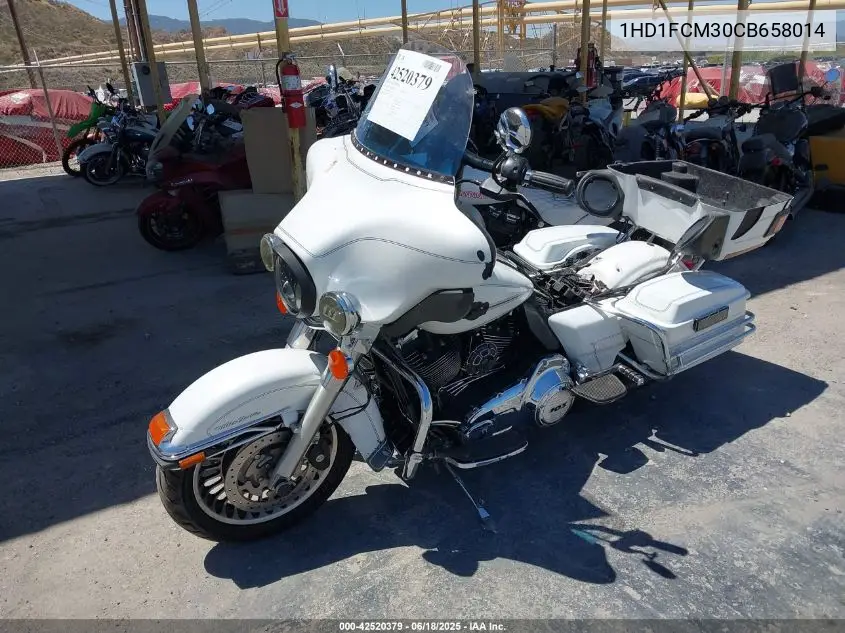 2012 Harley-Davidson Flhtcu Ultra Classic Electra Gld VIN: 1HD1FCM30CB658014 Lot: 42520379