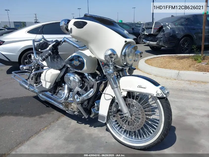 2012 Harley-Davidson Flhtc Electra Glide Classic VIN: 1HD1FFM12CB626021 Lot: 42554310