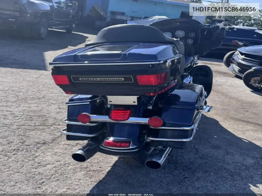 2012 Harley-Davidson Flhtcu Ultra Classic Electra Gld VIN: 1HD1FCM15CB646956 Lot: 42615283