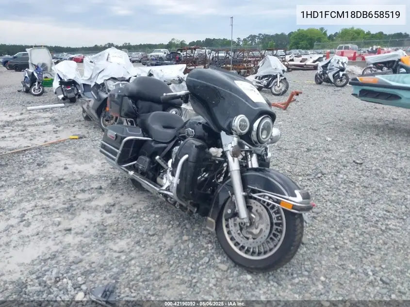 2013 Harley-Davidson Flhtcu Ultra Classic Electra Gld VIN: 1HD1FCM18DB658519 Lot: 42190392