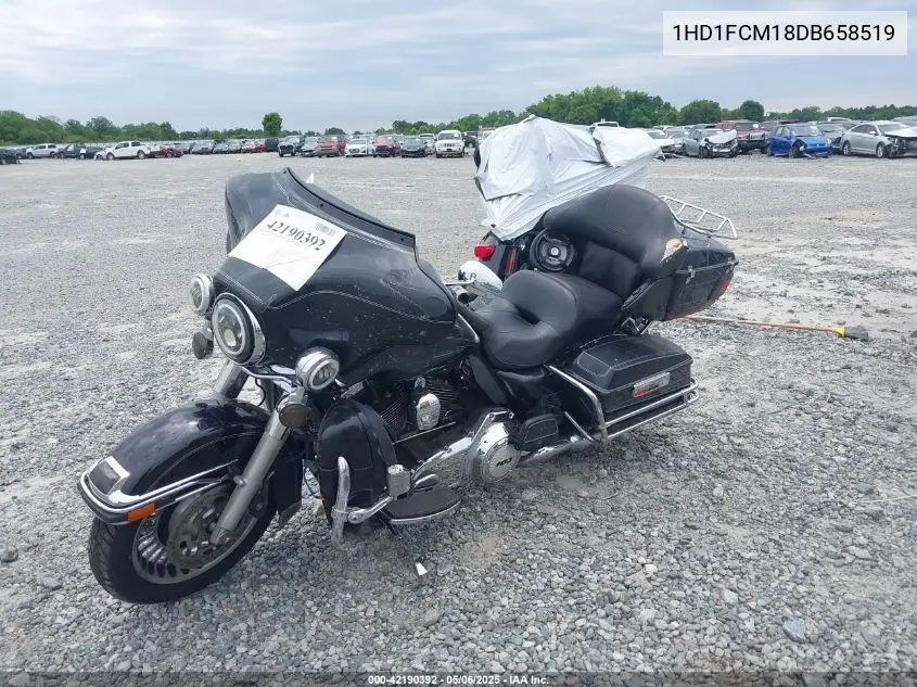 2013 Harley-Davidson Flhtcu Ultra Classic Electra Gld VIN: 1HD1FCM18DB658519 Lot: 42190392