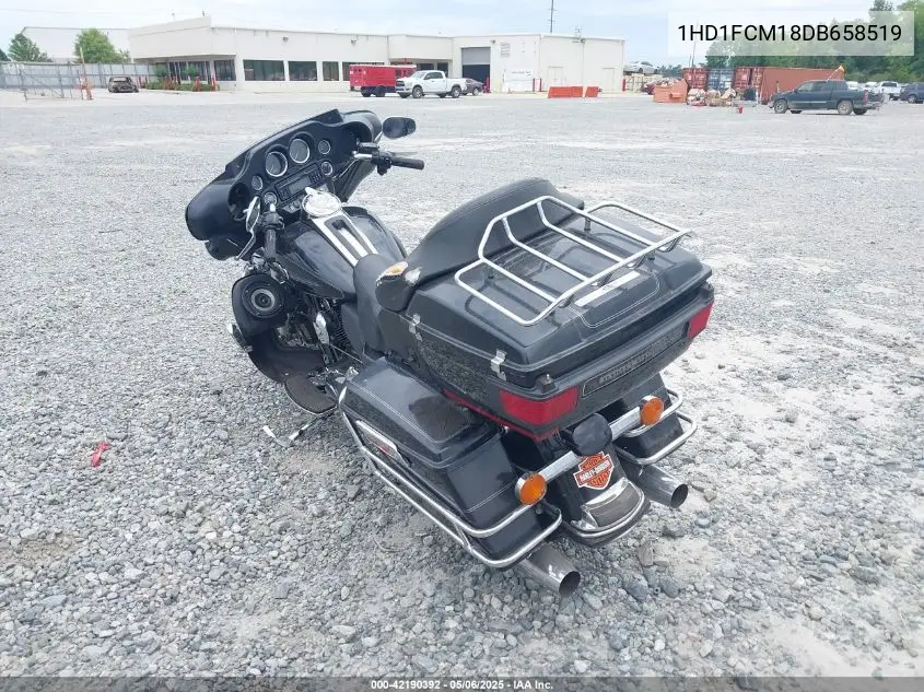 2013 Harley-Davidson Flhtcu Ultra Classic Electra Gld VIN: 1HD1FCM18DB658519 Lot: 42190392