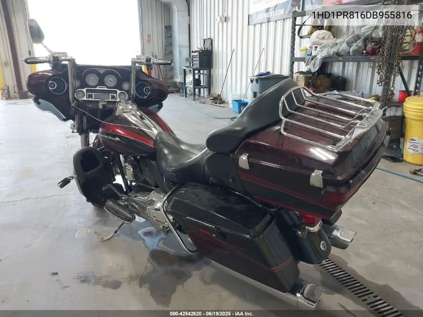 2013 Harley-Davidson Flhtcuse Cvo Ultra Cls Electra Gld VIN: 1HD1PR816DB955816 Lot: 42542620