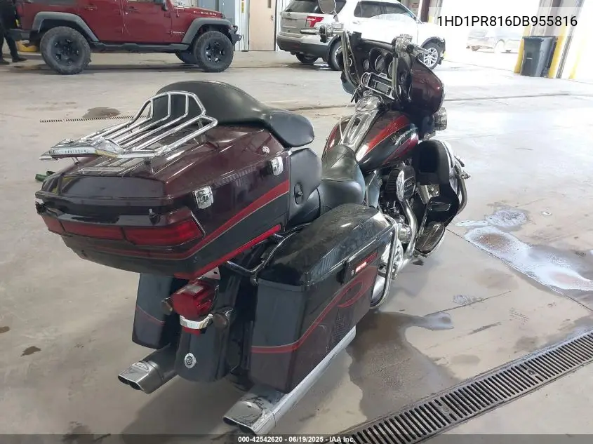2013 Harley-Davidson Flhtcuse Cvo Ultra Cls Electra Gld VIN: 1HD1PR816DB955816 Lot: 42542620