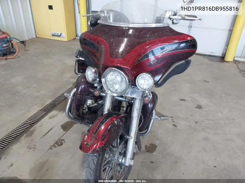 2013 Harley-Davidson Flhtcuse Cvo Ultra Cls Electra Gld VIN: 1HD1PR816DB955816 Lot: 42542620