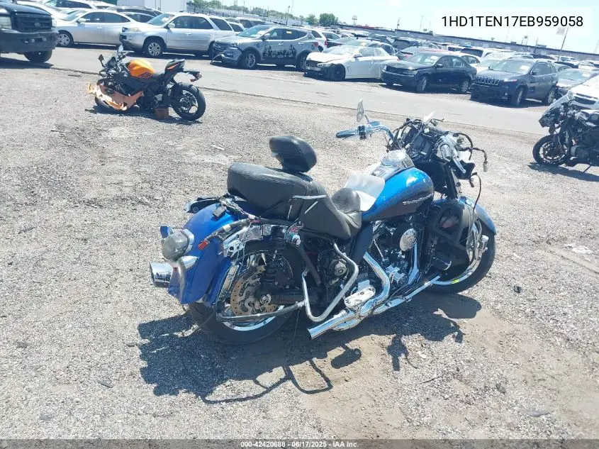 2014 Harley-Davidson Flhtkse Cvo Limited VIN: 1HD1TEN17EB959058 Lot: 42420688