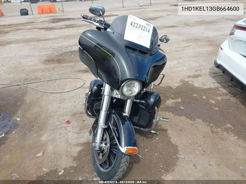 2016 Harley-Davidson Flhtk Ultra Limited VIN: 1HD1KEL13GB664600 Lot: 42232214