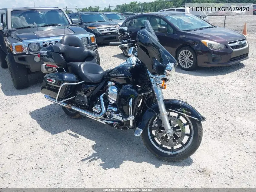 2016 Harley-Davidson Flhtk Ultra Limited VIN: 1HD1KEL1XGB679420 Lot: 42567184
