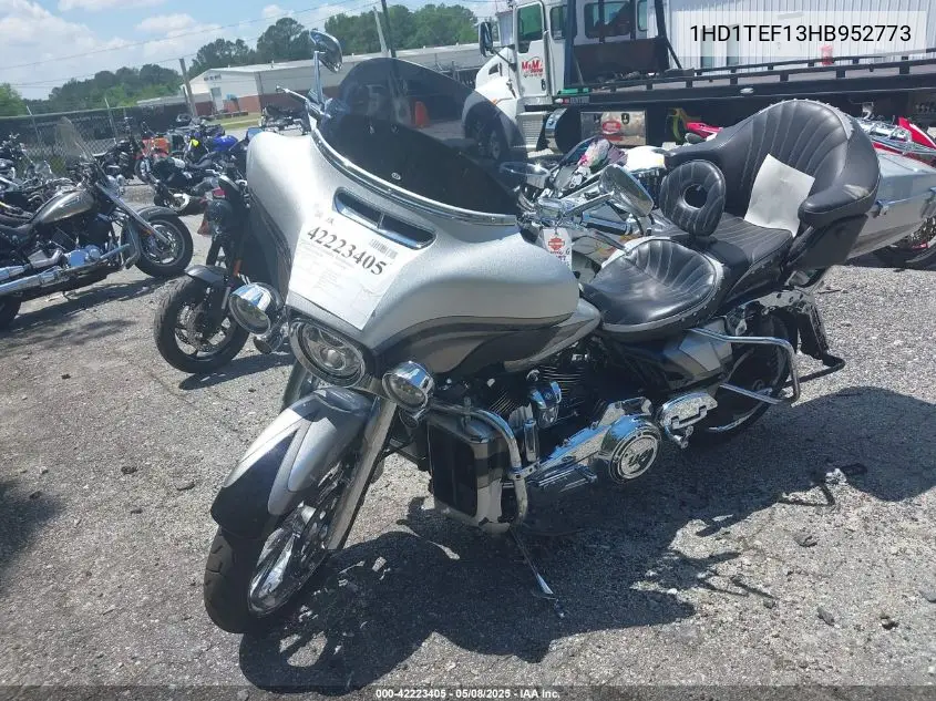 2017 Harley-Davidson Flhtkse Cvo Limited VIN: 1HD1TEF13HB952773 Lot: 42223405