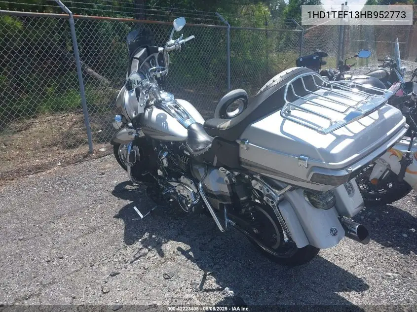 2017 Harley-Davidson Flhtkse Cvo Limited VIN: 1HD1TEF13HB952773 Lot: 42223405