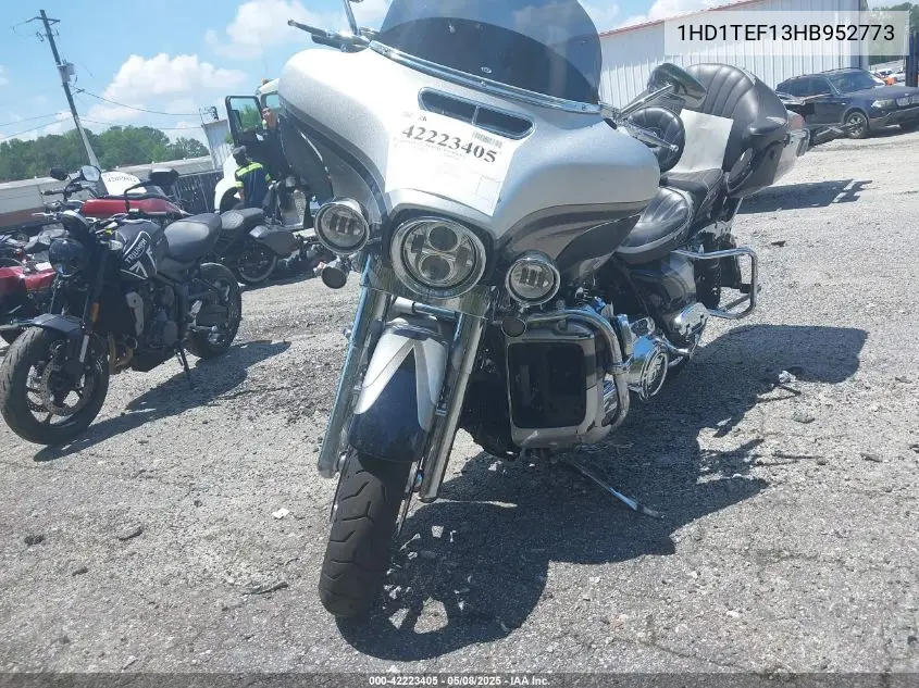 2017 Harley-Davidson Flhtkse Cvo Limited VIN: 1HD1TEF13HB952773 Lot: 42223405