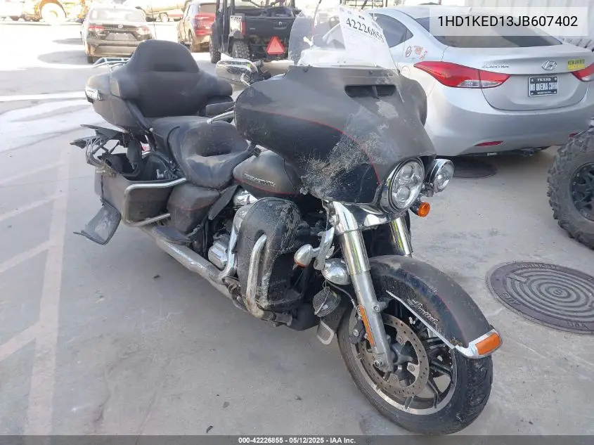 2018 Harley-Davidson Flhtk Ultra Limited VIN: 1HD1KED13JB607402 Lot: 42226855