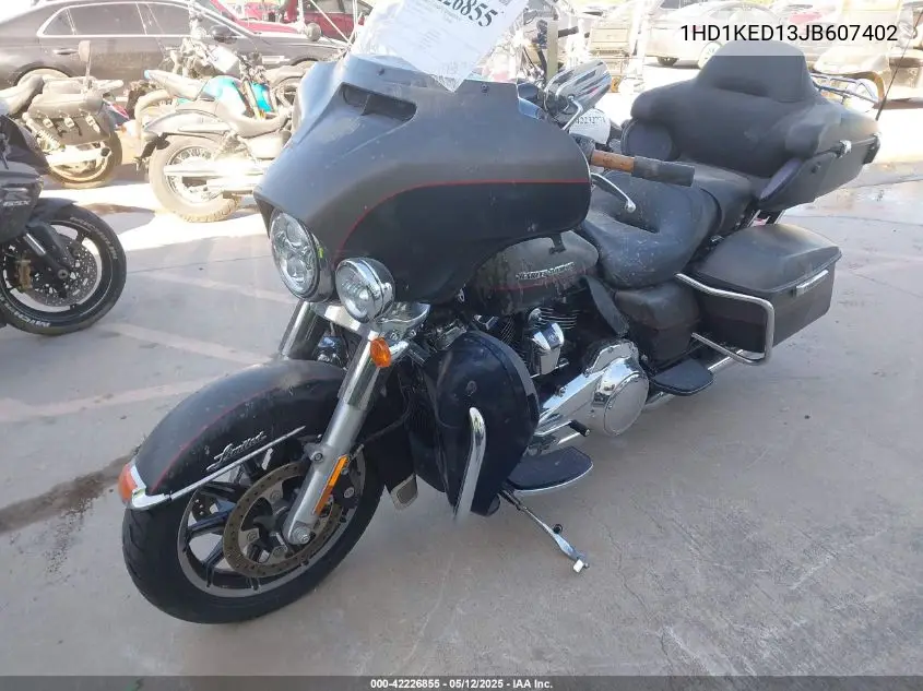 2018 Harley-Davidson Flhtk Ultra Limited VIN: 1HD1KED13JB607402 Lot: 42226855