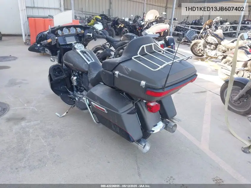 2018 Harley-Davidson Flhtk Ultra Limited VIN: 1HD1KED13JB607402 Lot: 42226855