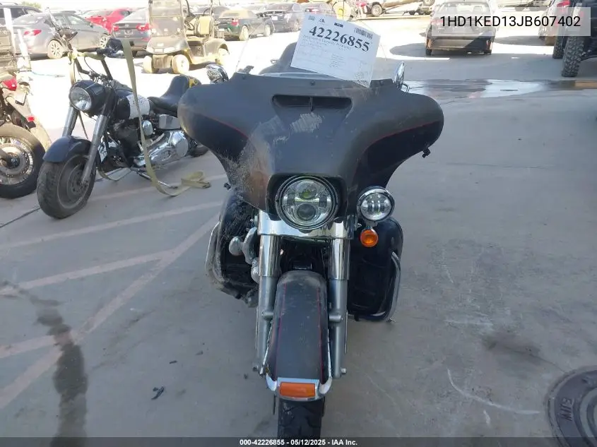 2018 Harley-Davidson Flhtk Ultra Limited VIN: 1HD1KED13JB607402 Lot: 42226855