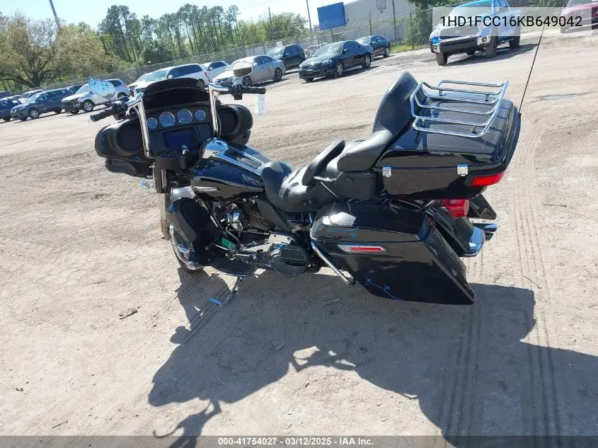 2019 Harley-Davidson Flhtcu VIN: 1HD1FCC16KB649042 Lot: 41754027