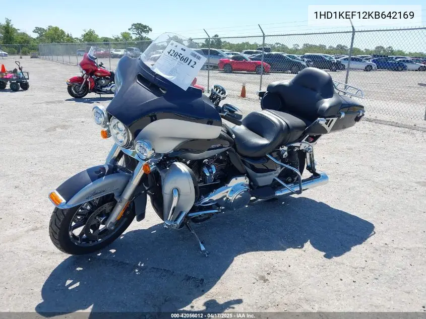 2019 Harley-Davidson Flhtk VIN: 1HD1KEF12KB642169 Lot: 42056012