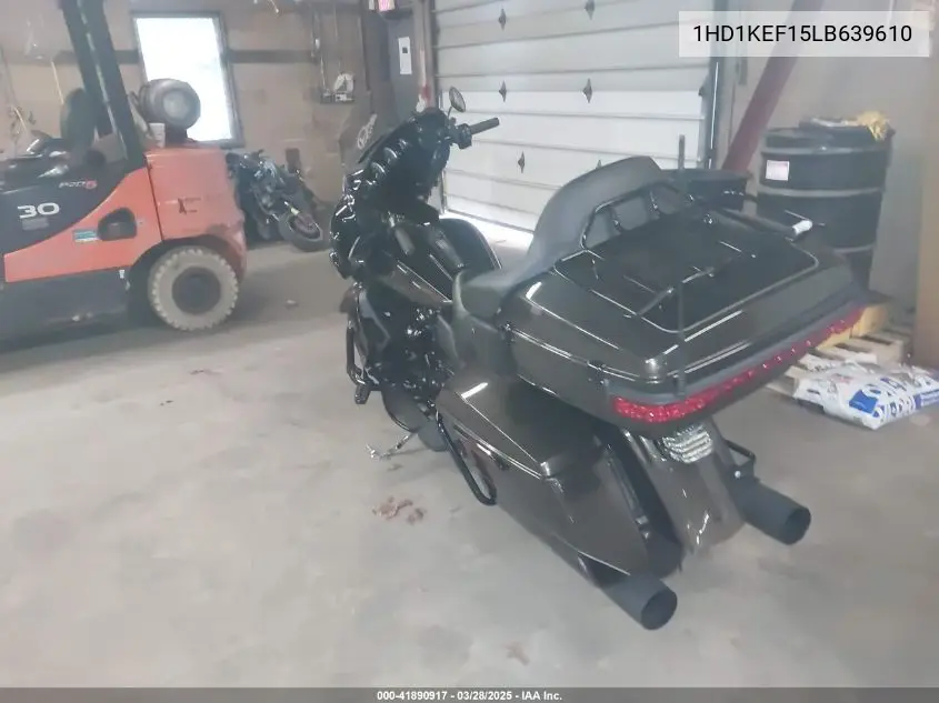 2020 Harley-Davidson Flhtk VIN: 1HD1KEF15LB639610 Lot: 41890917