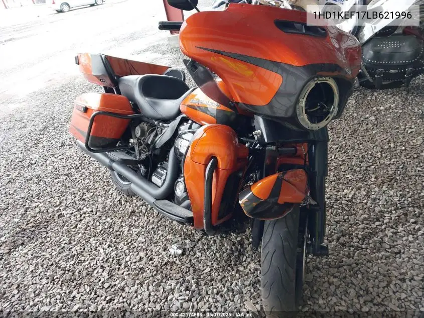 2020 Harley-Davidson Flhtk VIN: 1HD1KEF17LB621996 Lot: 42174886