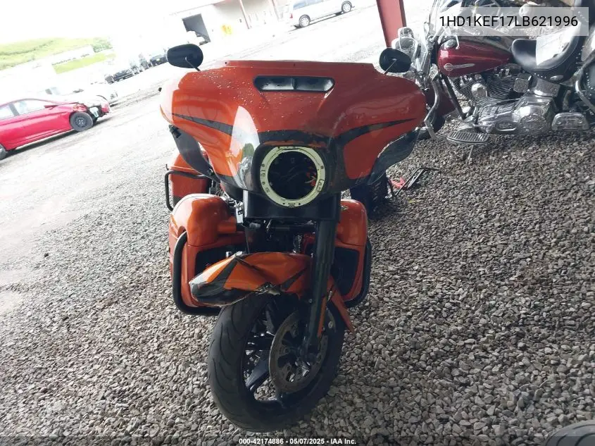 2020 Harley-Davidson Flhtk VIN: 1HD1KEF17LB621996 Lot: 42174886