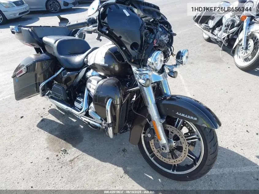 2020 Harley-Davidson Flhtk VIN: 1HD1KEF26LB656344 Lot: 42510637