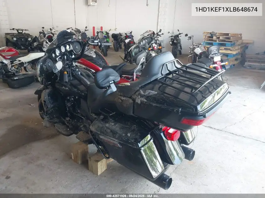2020 Harley-Davidson Flhtk VIN: 1HD1KEF1XLB648674 Lot: 42571926