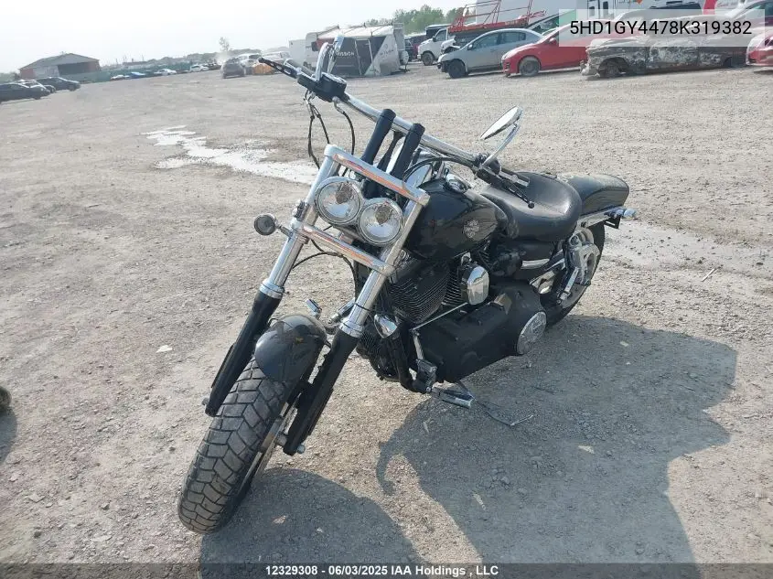 2008 Harley-Davidson Fxdf VIN: 5HD1GY4478K319382 Lot: 12329308