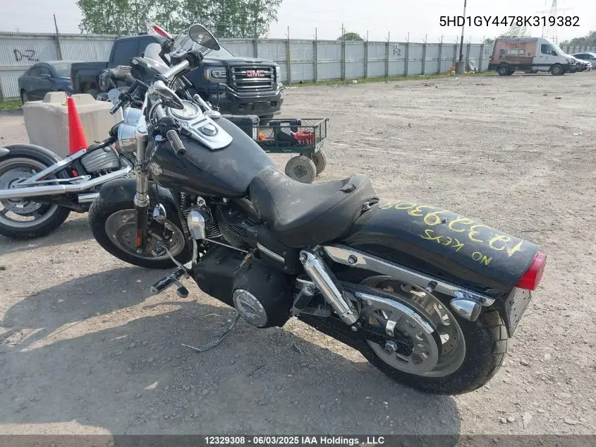 2008 Harley-Davidson Fxdf VIN: 5HD1GY4478K319382 Lot: 12329308