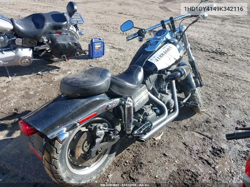 2009 Harley-Davidson Fxdf VIN: 1HD1GY4149K342116 Lot: 41884603
