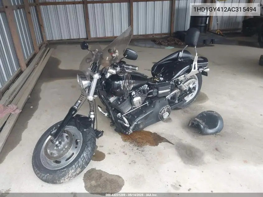 1hd1gy412ac315494 1HD1GY412AC315494 2010 Harley-Davidson Fxdf