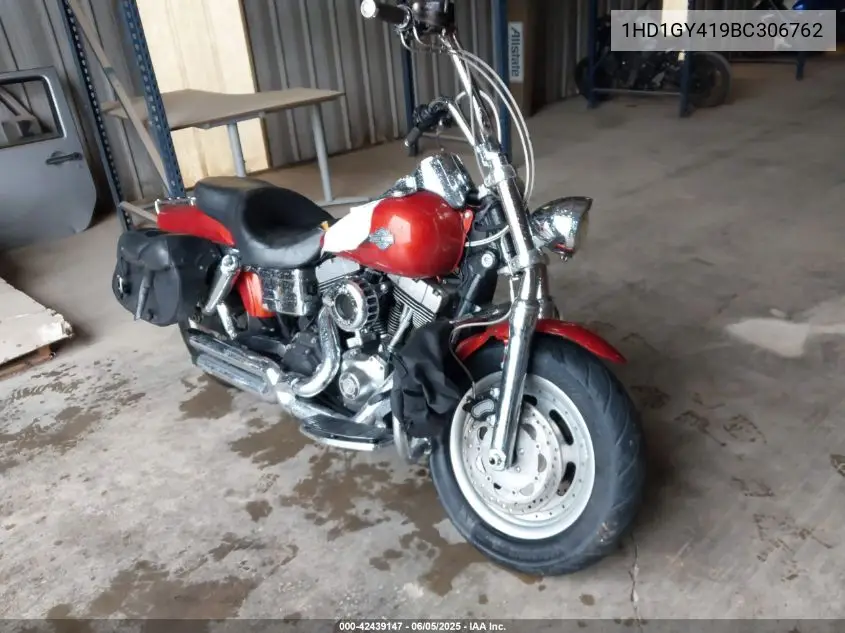 2011 Harley-Davidson Fxdf VIN: 1HD1GY419BC306762 Lot: 42439147