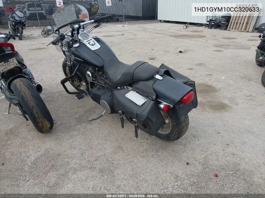 2012 Harley-Davidson Fxdf Dyna Fat Bob VIN: 1HD1GYM10CC320633 Lot: 42132971