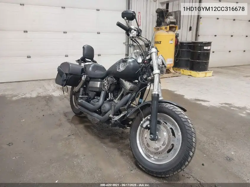2012 Harley-Davidson Fxdf Dyna Fat Bob VIN: 1HD1GYM12CC316678 Lot: 42515921