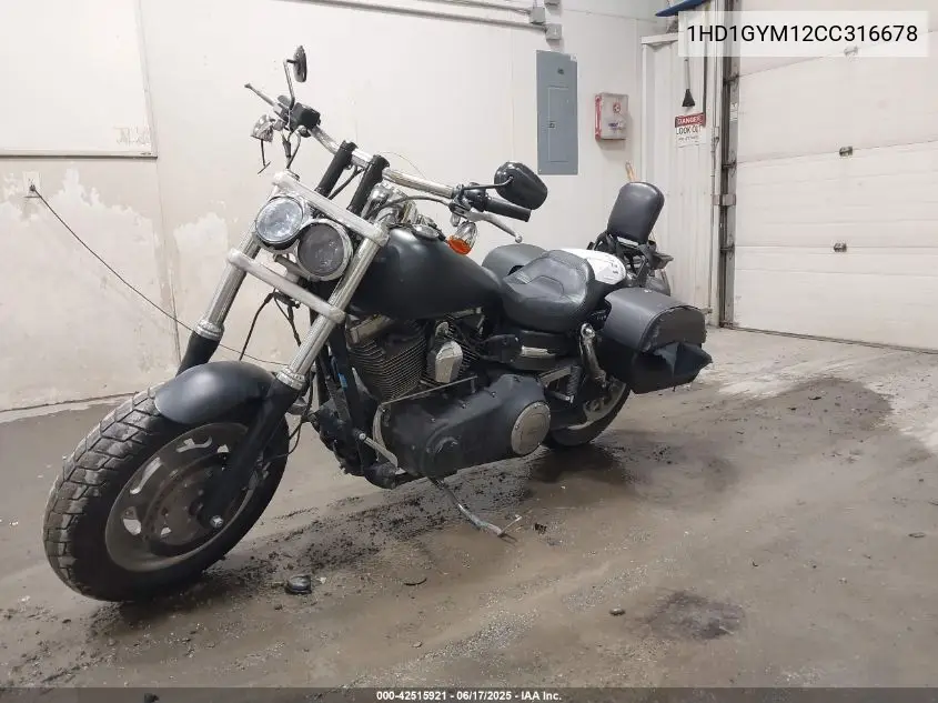 2012 Harley-Davidson Fxdf Dyna Fat Bob VIN: 1HD1GYM12CC316678 Lot: 42515921