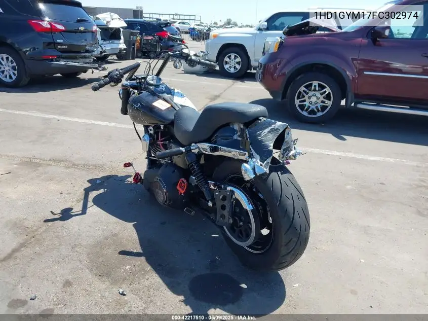 2015 Harley-Davidson Fxdf Dyna Fat Bob VIN: 1HD1GYM17FC302974 Lot: 42217510