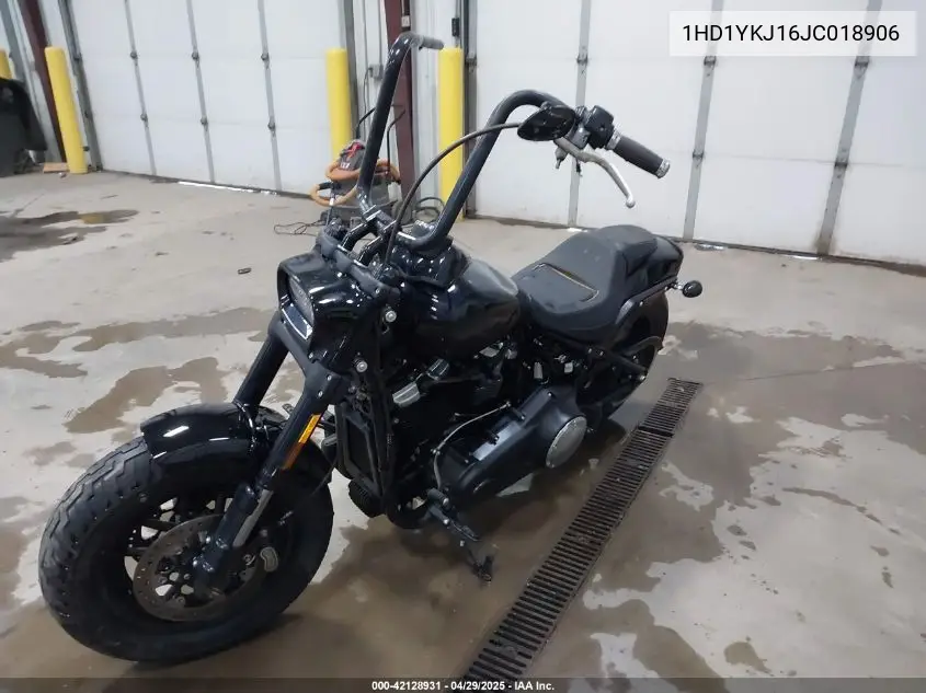 2018 Harley-Davidson Fxfb Fat Bob VIN: 1HD1YKJ16JC018906 Lot: 42128931