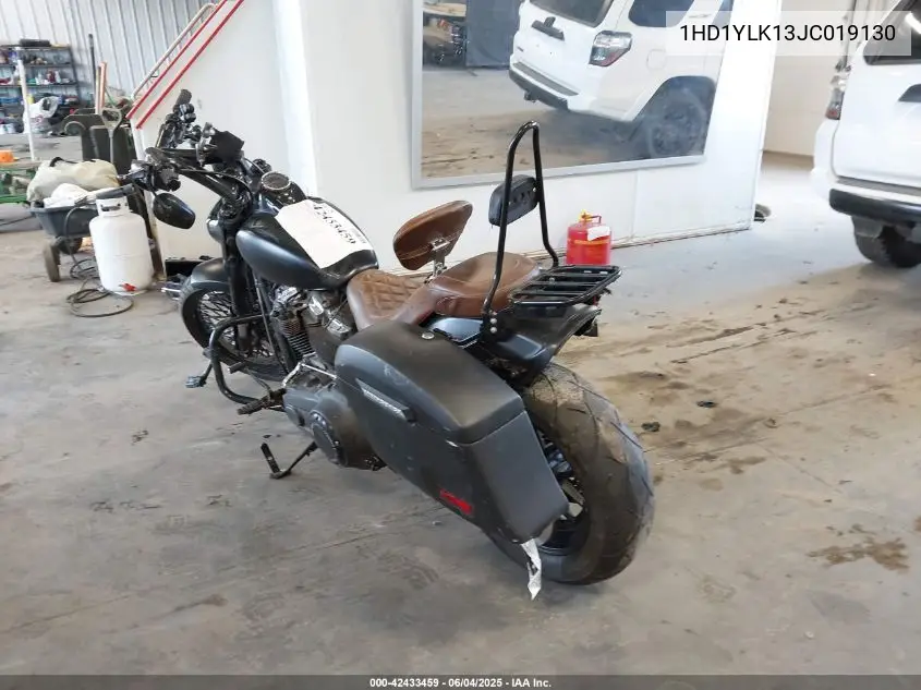 2018 Harley-Davidson Fxfbs Fat Bob 114 VIN: 1HD1YLK13JC019130 Lot: 42433459