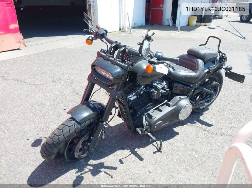 2018 Harley-Davidson Fxfbs Fat Bob 114 VIN: 1HD1YLK10JC031185 Lot: 42520502