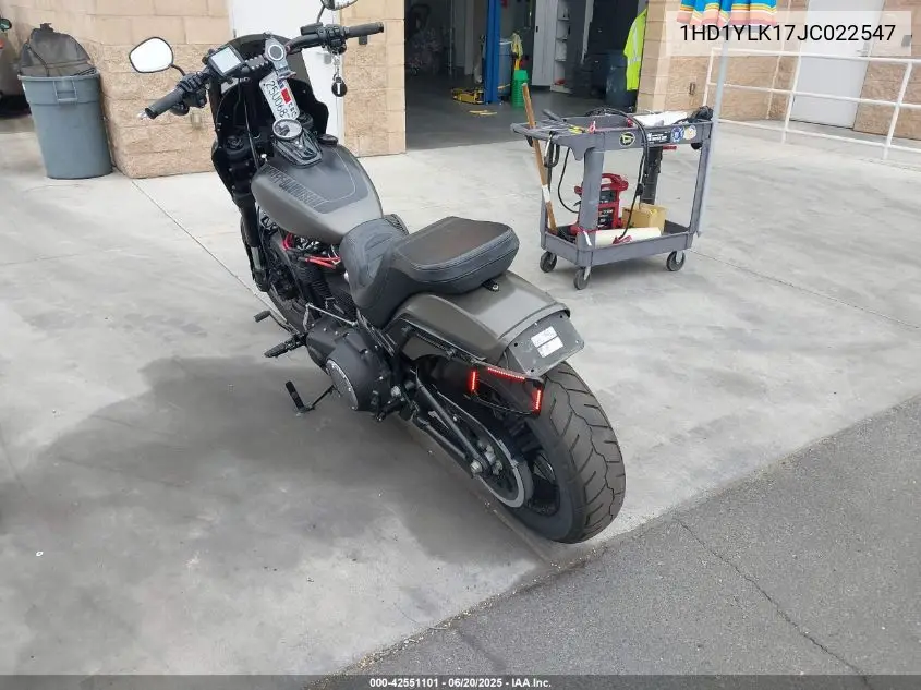 2018 Harley-Davidson Fxfbs Fat Bob 114 VIN: 1HD1YLK17JC022547 Lot: 42551101
