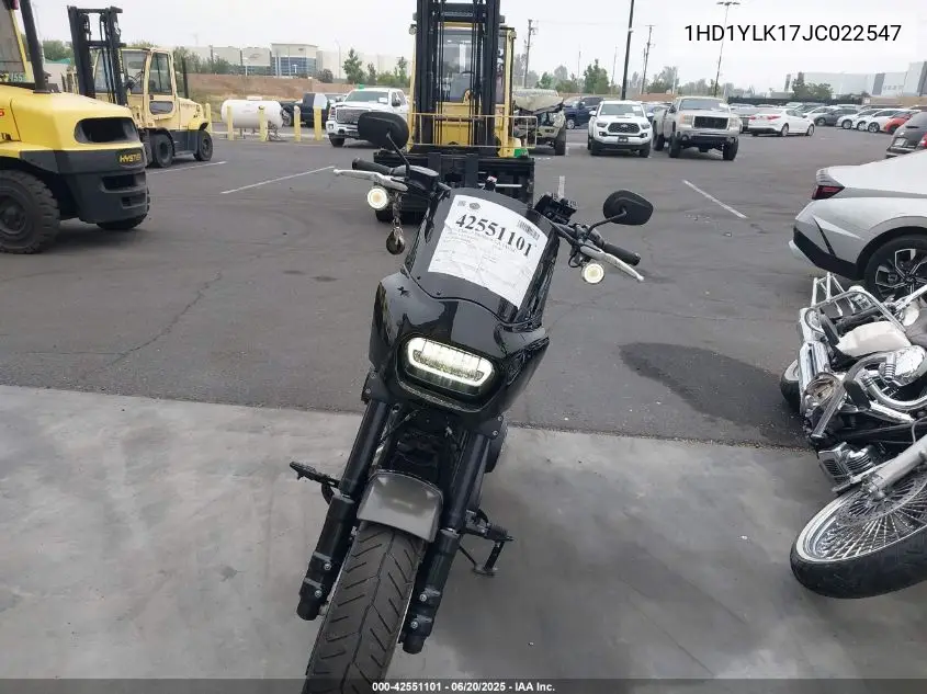 2018 Harley-Davidson Fxfbs Fat Bob 114 VIN: 1HD1YLK17JC022547 Lot: 42551101