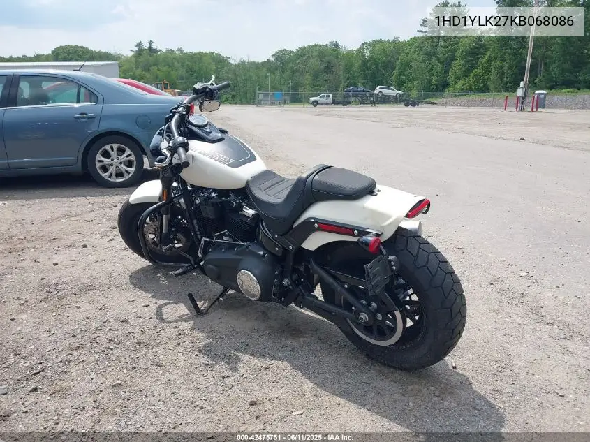 2019 Harley-Davidson Fxfbs VIN: 1HD1YLK27KB068086 Lot: 42475751