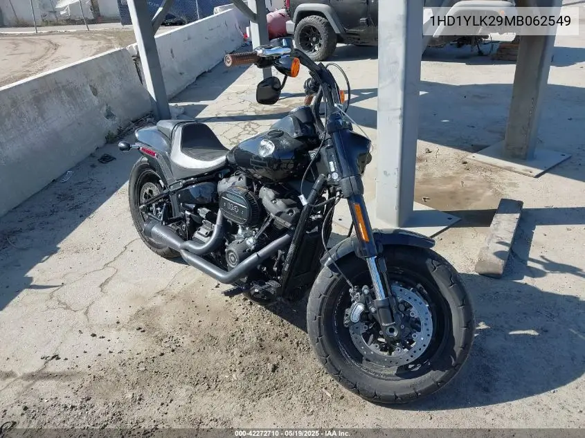 2021 Harley-Davidson Fxfbs VIN: 1HD1YLK29MB062549 Lot: 42272710