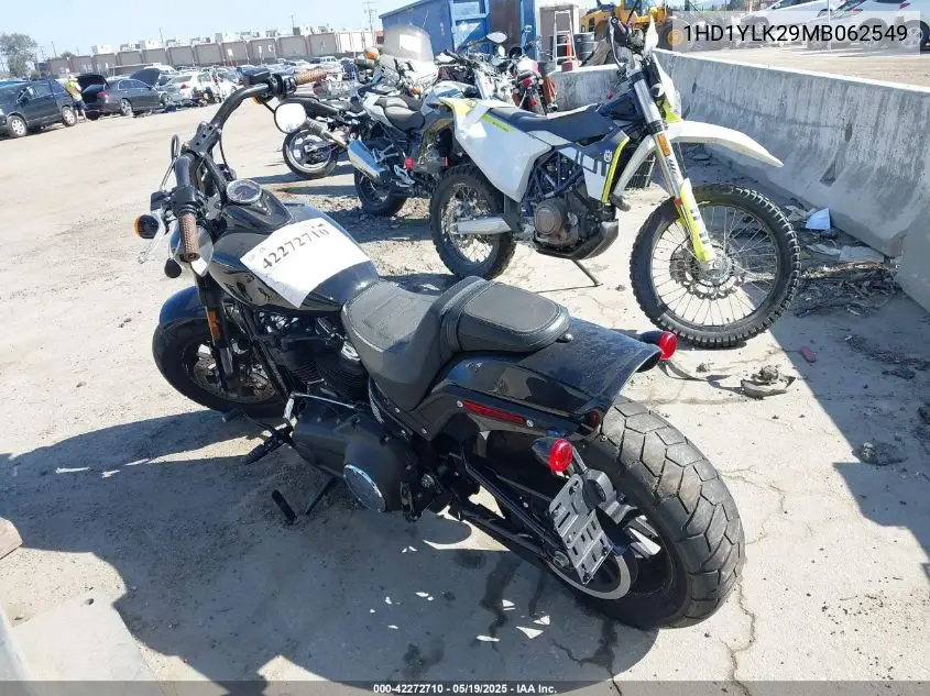 2021 Harley-Davidson Fxfbs VIN: 1HD1YLK29MB062549 Lot: 42272710