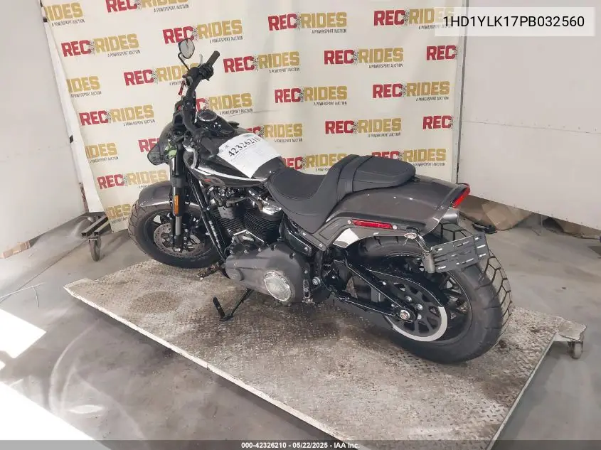 2023 Harley-Davidson Fxfbs VIN: 1HD1YLK17PB032560 Lot: 42326210