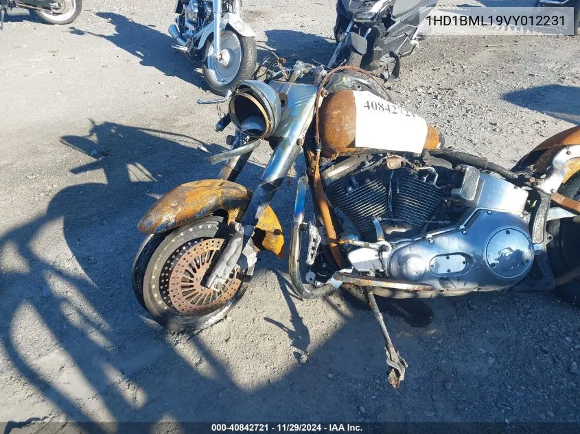 1997 Harley-Davidson Flstf VIN: 1HD1BML19VY012231 Lot: 40842721
