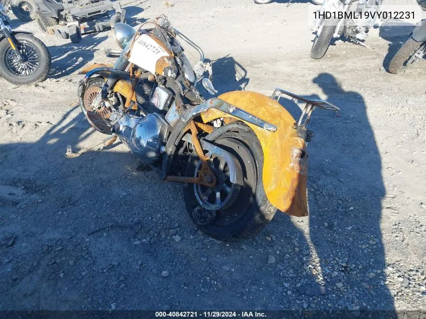 1997 Harley-Davidson Flstf VIN: 1HD1BML19VY012231 Lot: 40842721