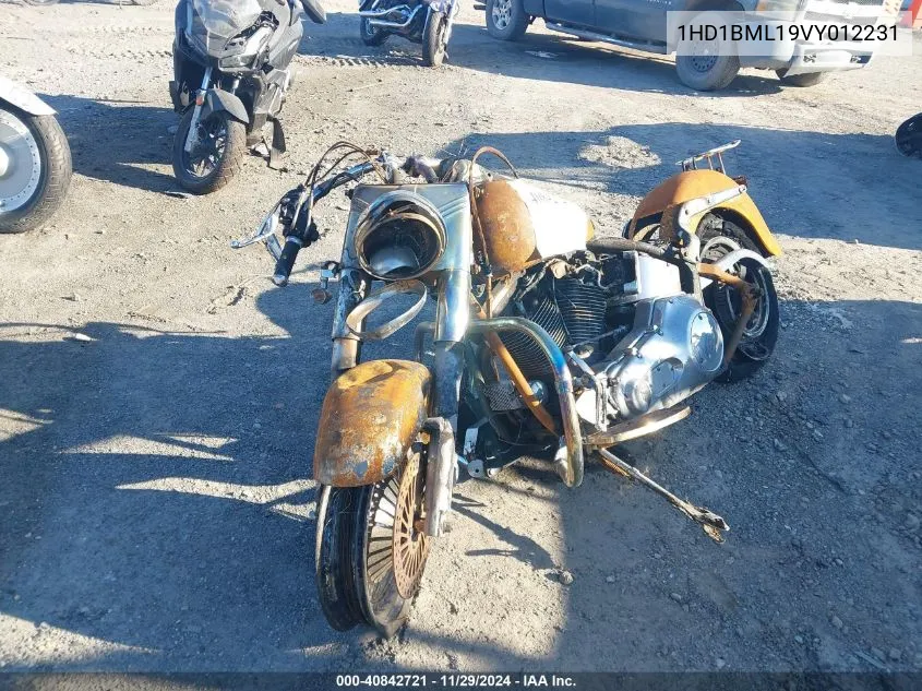 1997 Harley-Davidson Flstf VIN: 1HD1BML19VY012231 Lot: 40842721