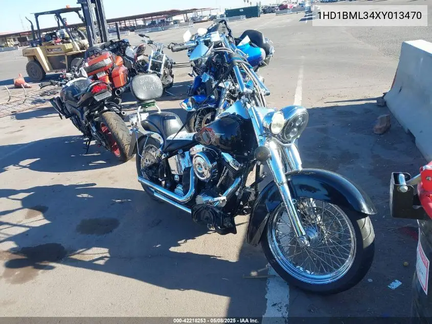 1999 Harley-Davidson Flstf VIN: 1HD1BML34XY013470 Lot: 42218253